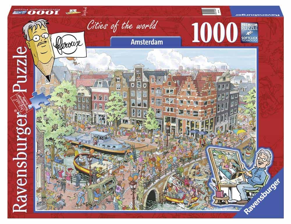 Rompecabezas Ravensburger Amsterdam 19192 de 1000 Piezas