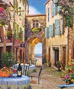 Rompecabezas Cobblehill 57119 MO 1000 Piezas, Pueblo Francés