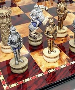 Juego de Ajedrez de Caballeros Armados de las Cruzadas de