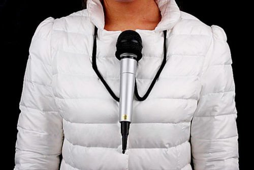 Soporte de micrófono manos libres para músicos, MC, magos y