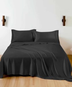 Juego de sábanas de seda THXSILK 100%, Juego de sábanas de