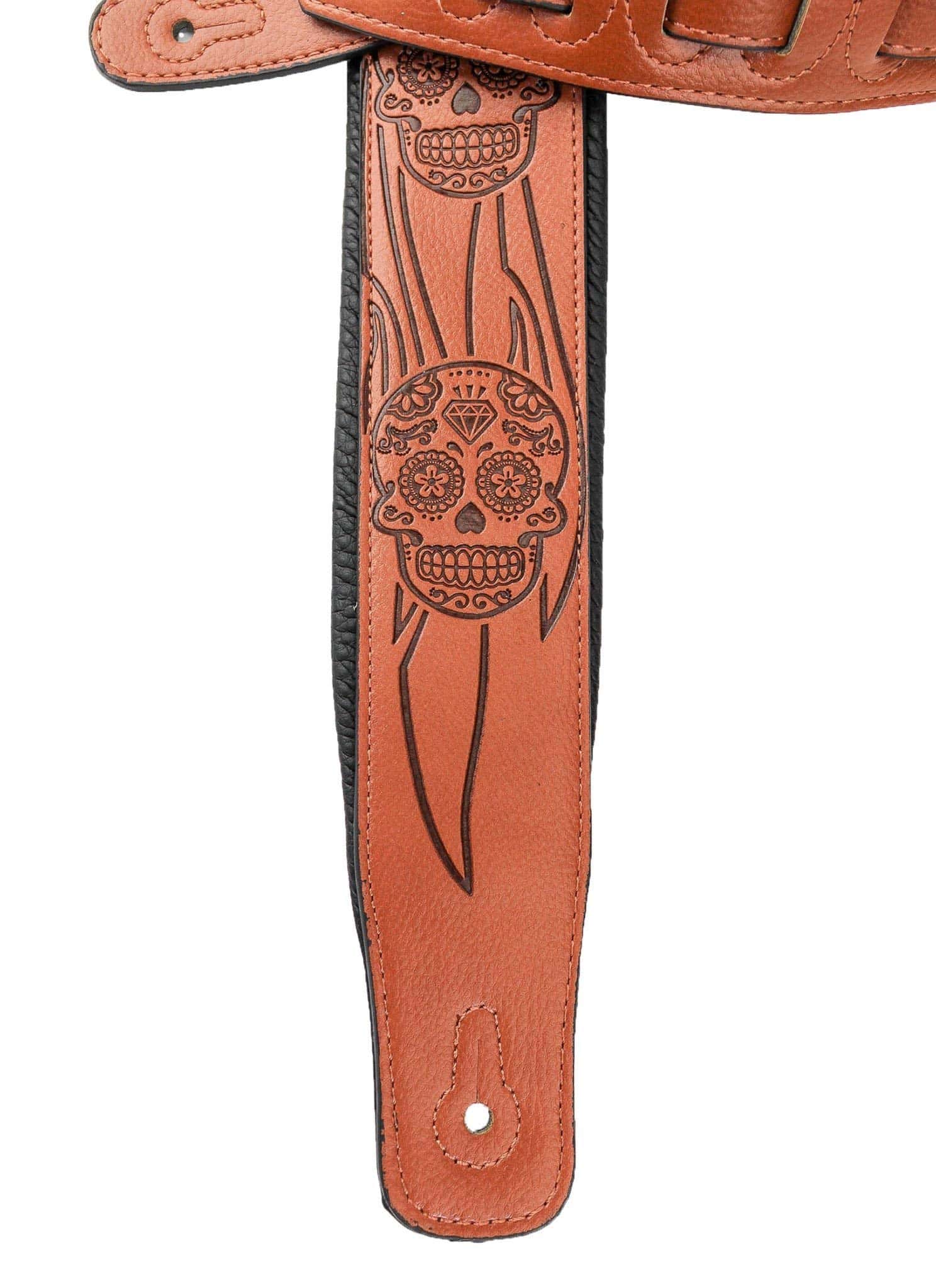 Correa para Guitarra Walker & Williams GM-1275 Sienna Brown - Imagen 4