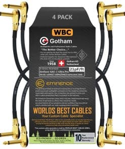 WORLDS BEST CABLES 4 Unidades - 30 Pulgadas - Gotham GAC-1