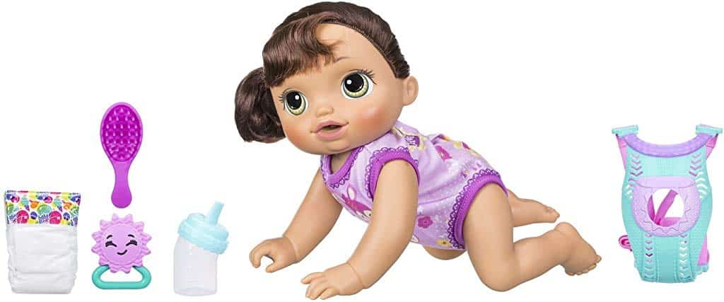 Muñeca Baby Alive Baby Go Bye Bye (Brunette)