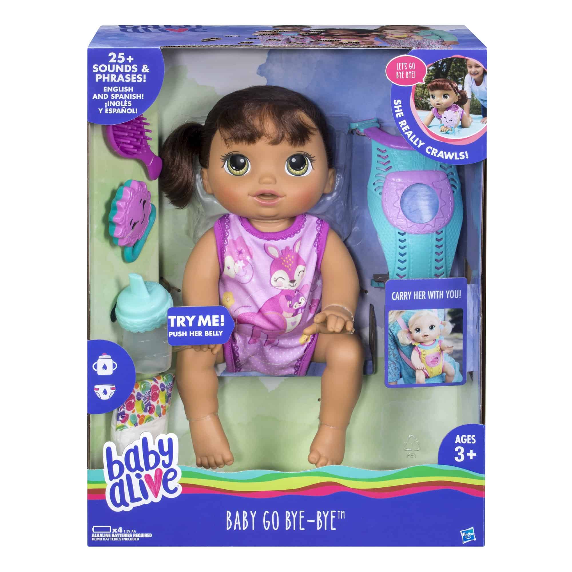 Muñeca Baby Alive Baby Go Bye Bye (Brunette) - Imagen 3