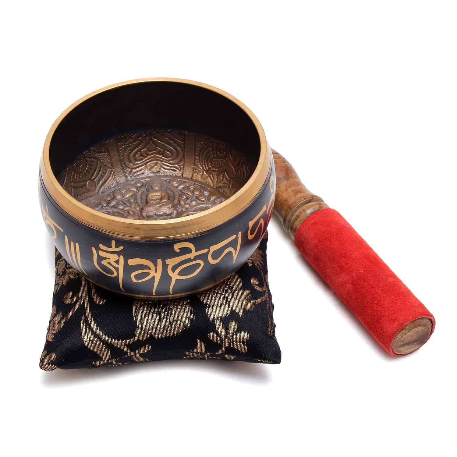 Tazón Tibetano - 4 pulgadas, Juego de 5 tazones tibetanos