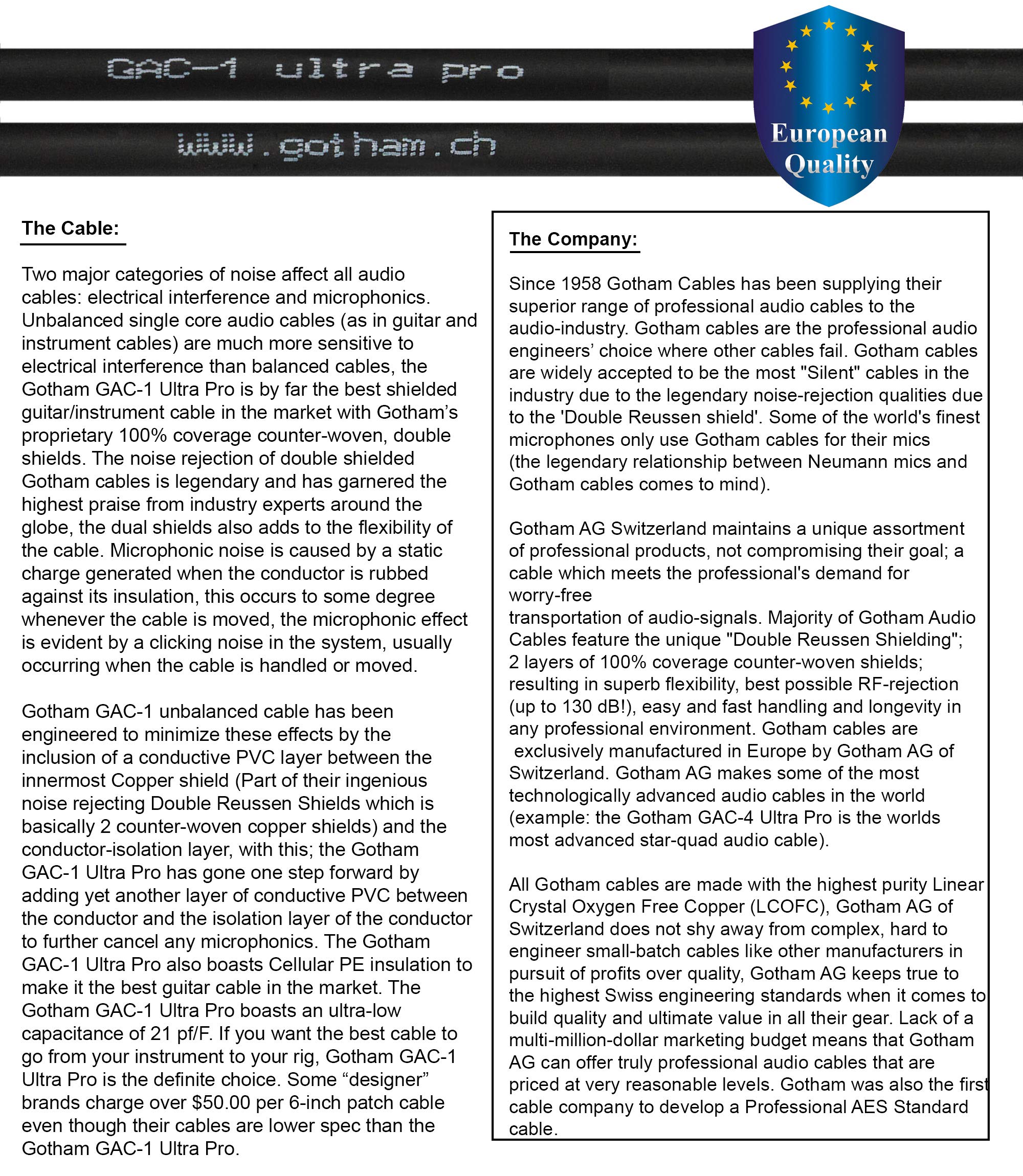 2 Unidades - 12 Pulgadas - Gotham GAC-1 Ultra Pro - - Imagen 4