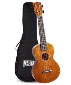 Ukulele de Concierto de 4 Cuerdas Mahalo, Natural (MH2VNA)