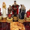Juego de Ajedrez HPL King Arthur/Sir Lancelot La Edad Media