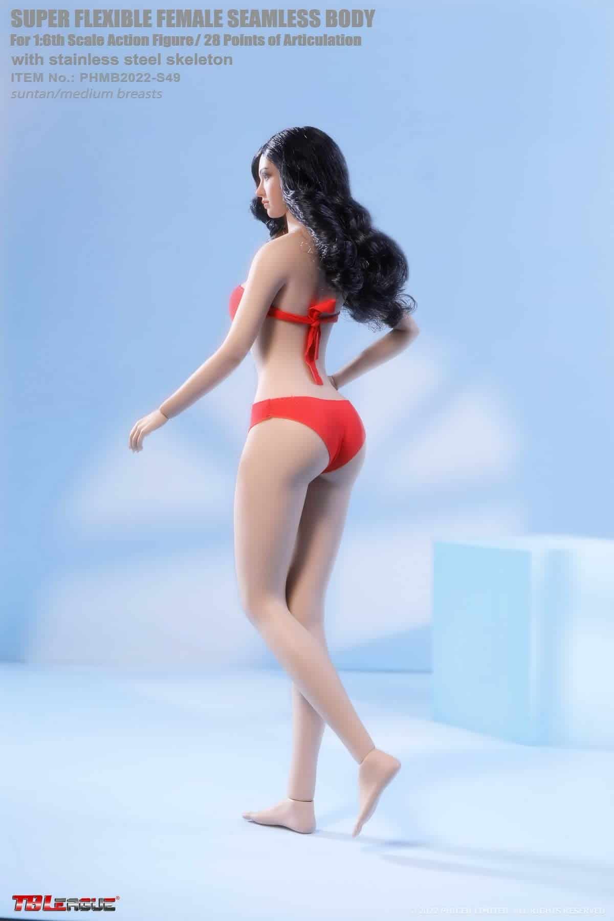 OBEST TBLeague 1/6 Cuerpo Femenino Flexible y Sin Costuras - Imagen 6