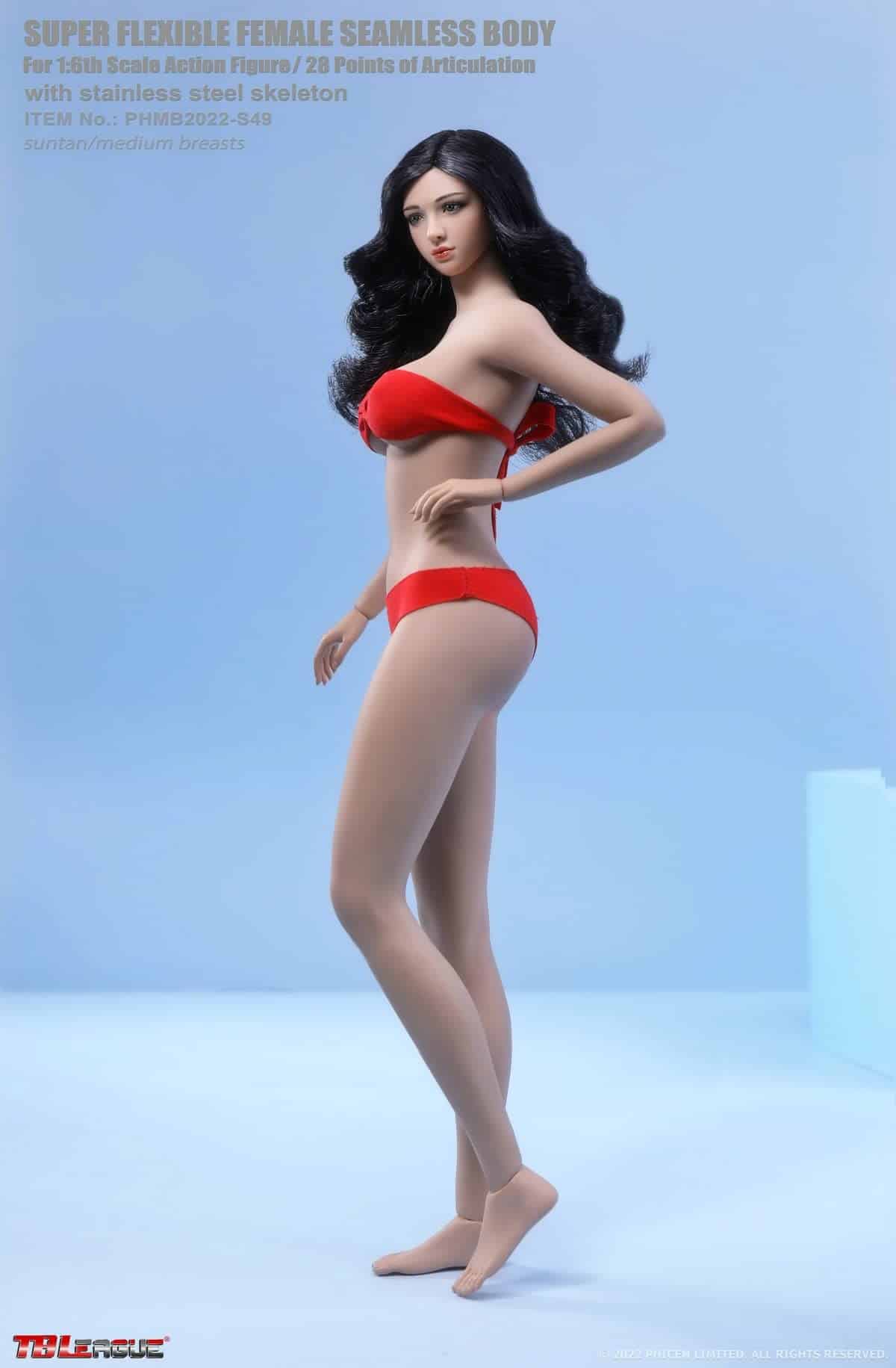 OBEST TBLeague 1/6 Cuerpo Femenino Flexible y Sin Costuras - Imagen 7
