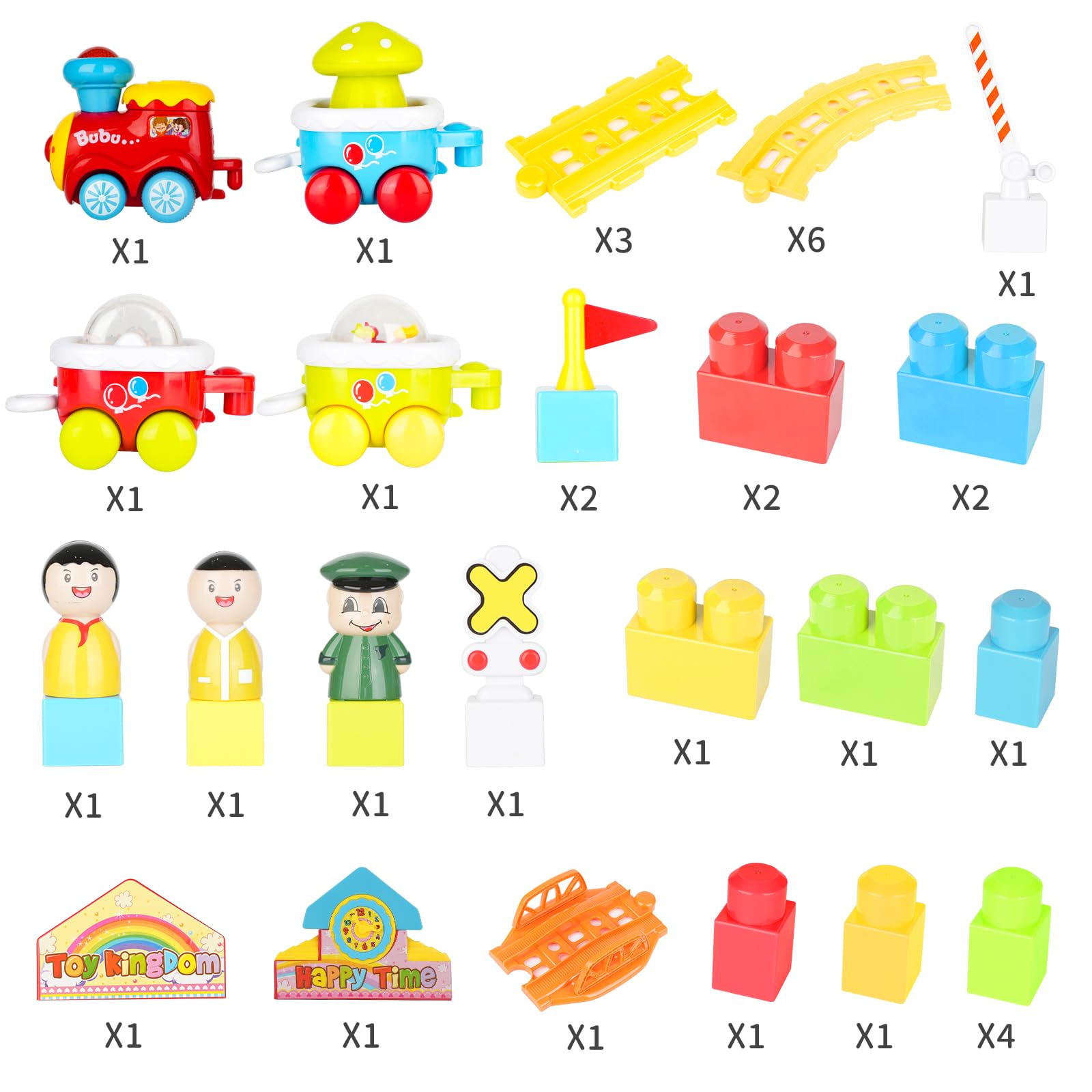 Set de Vías de Tren Eléctrico 36 Piezas, Juguete de - Imagen 7