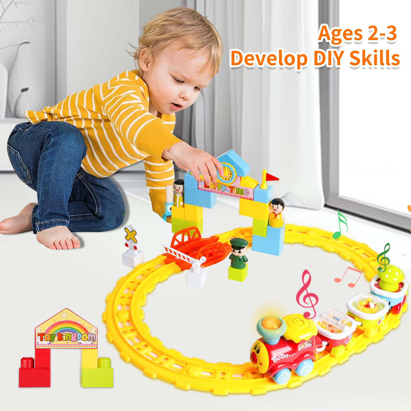 Set de Vías de Tren Eléctrico 36 Piezas, Juguete de - Imagen 6