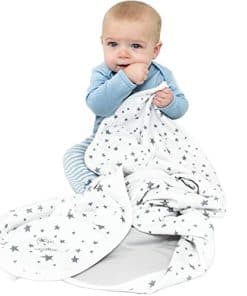 Manta de bebé Woolino para cuna o cochecito - Manta