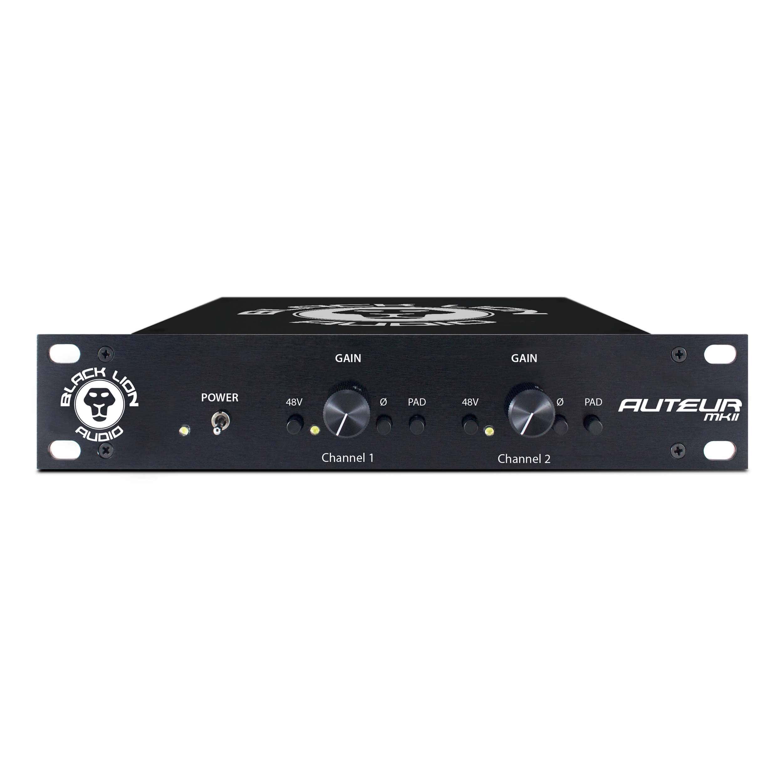 Black Lion Audio Auteur MK2 Dual Channel Microphone Preamp