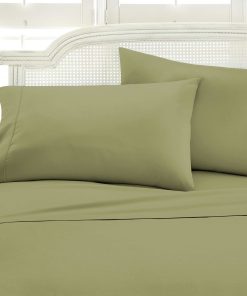 Juego de sábanas ienjoy Home con relieve -Chevron Salvia