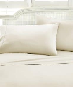 Juego de sábanas ienjoy Home con relieve -Crema
