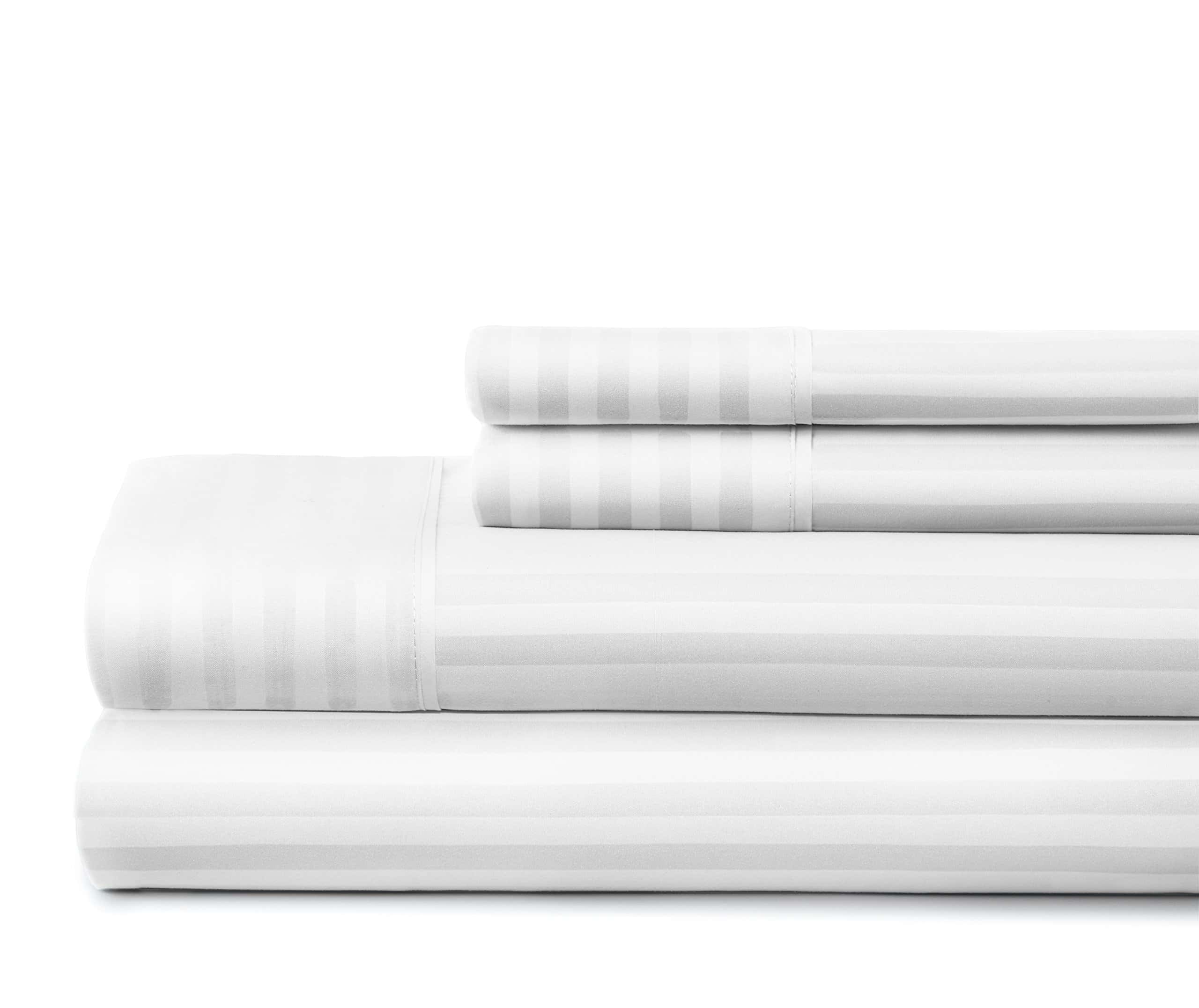 Juego de sábanas ienjoy Home Embossed de 4 piezas, King, - Imagen 3