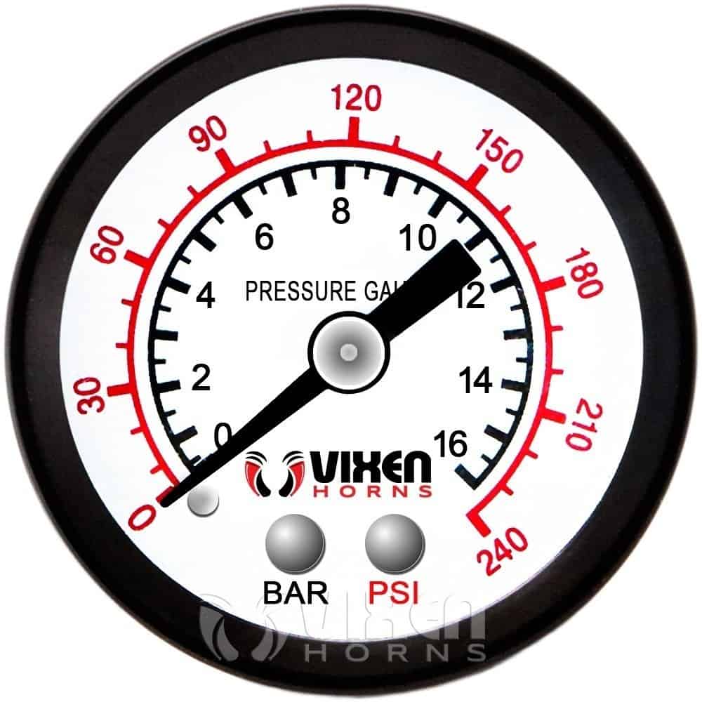 Compresor de aire Vixen Horns 12V con tanque de 1.5 galones - Imagen 8