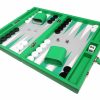 Juego de Backgammon Premium de 16 pulgadas - -Verde