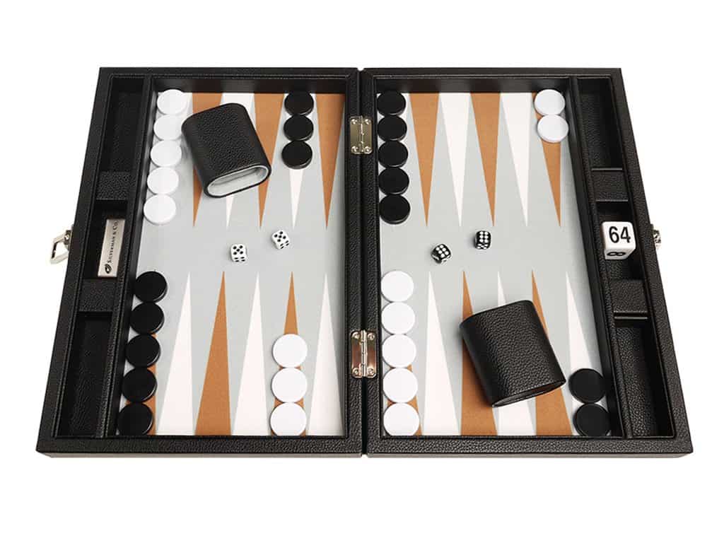 Set de Backgammon Premium de 13 pulgadas - Tamaño de Viaje - Imagen 4
