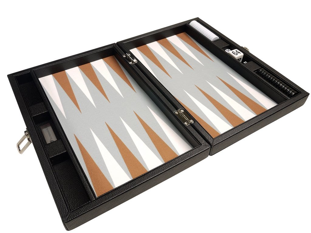 Set de Backgammon Premium de 13 pulgadas - Tamaño de Viaje - Imagen 10