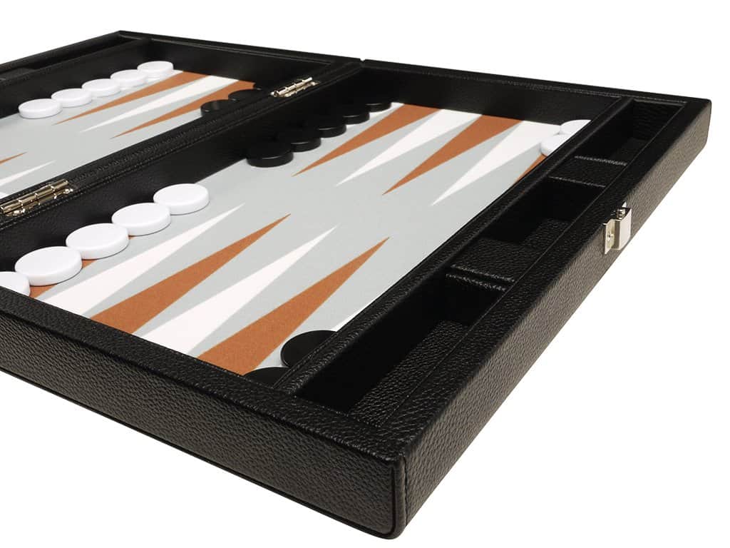 Set de Backgammon Premium de 13 pulgadas - Tamaño de Viaje - Imagen 6