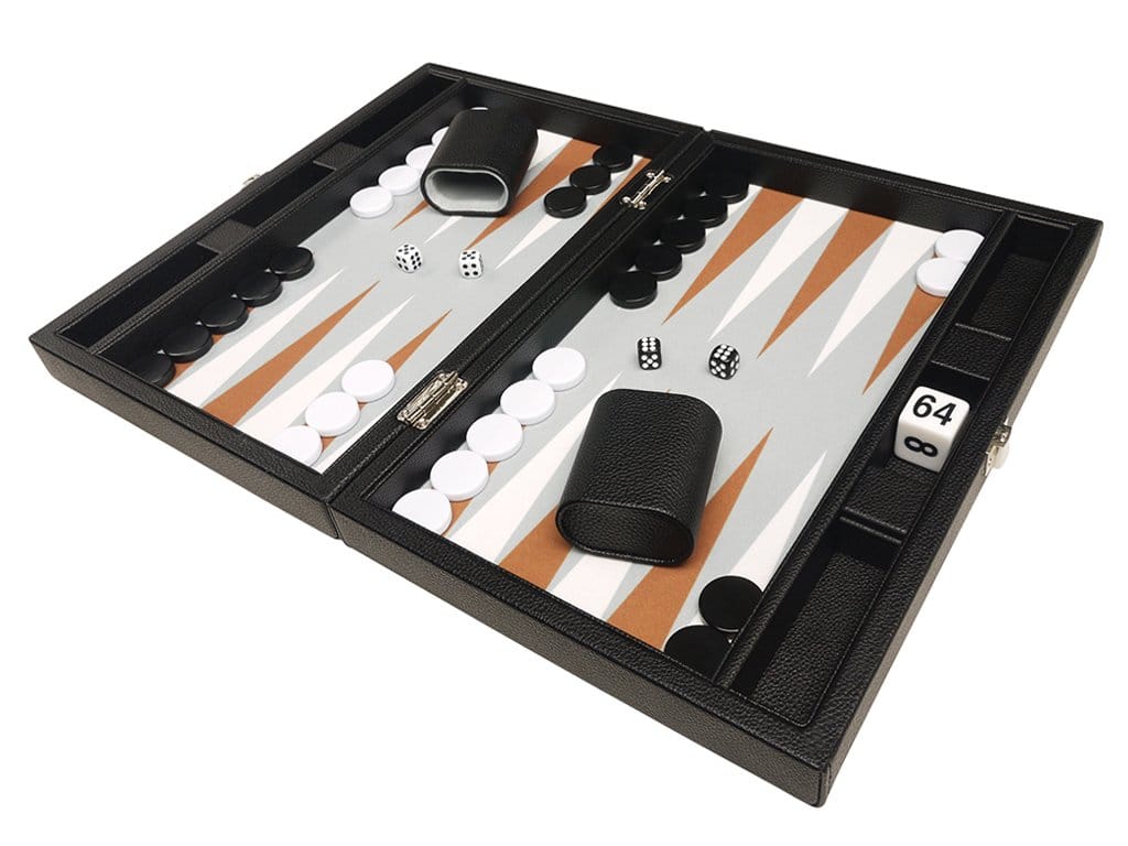 Set de Backgammon Premium de 13 pulgadas - Tamaño de Viaje - Imagen 5