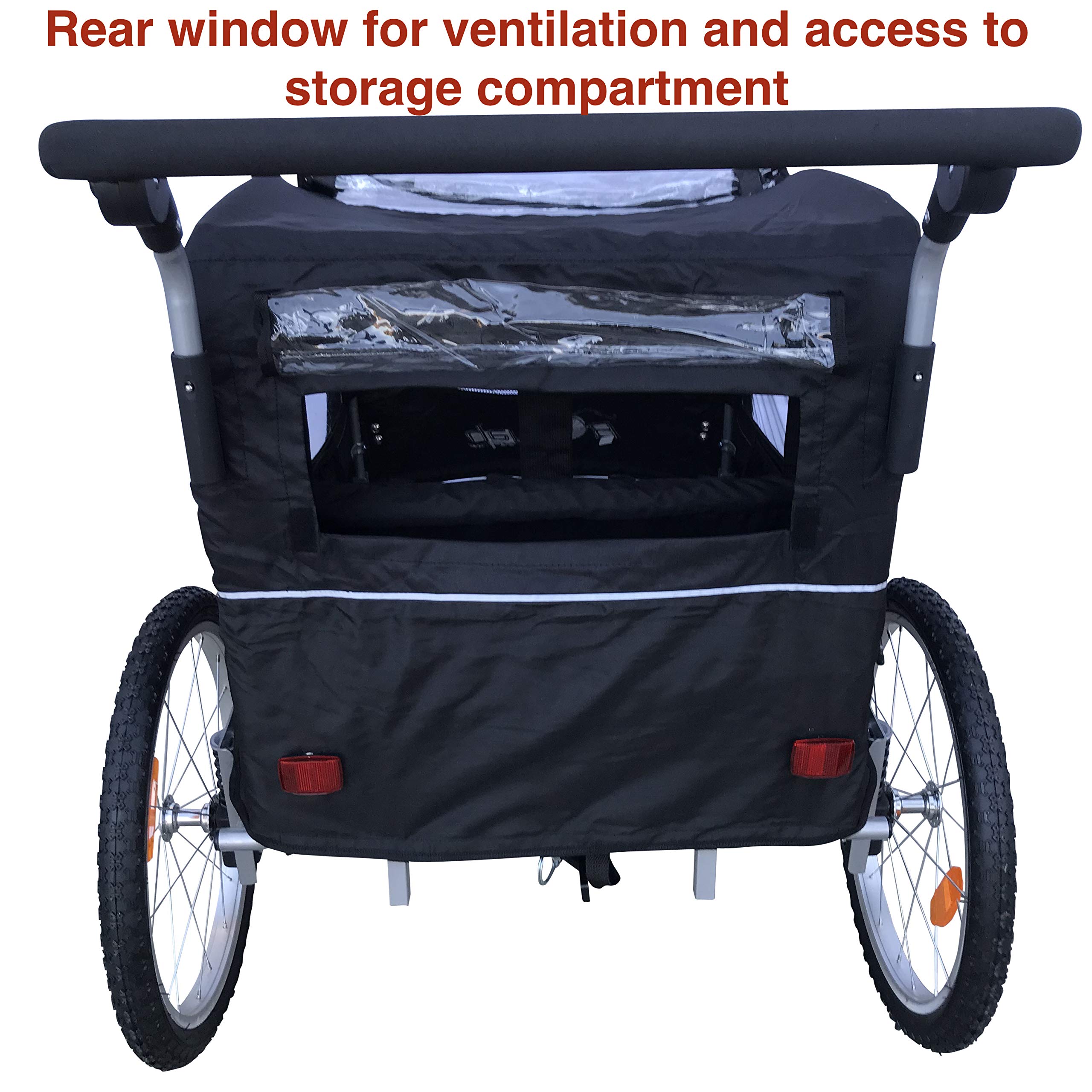 Cochecito de bicicleta remolque para niños Booyah Strollers - Imagen 5