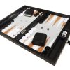 Juego de Backgammon Premium de 16 pulgadas - -Negro, Gris, M