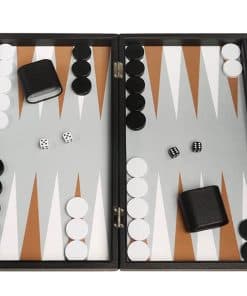 Juego de Backgammon Premium de 19 pulgadas - -Negro