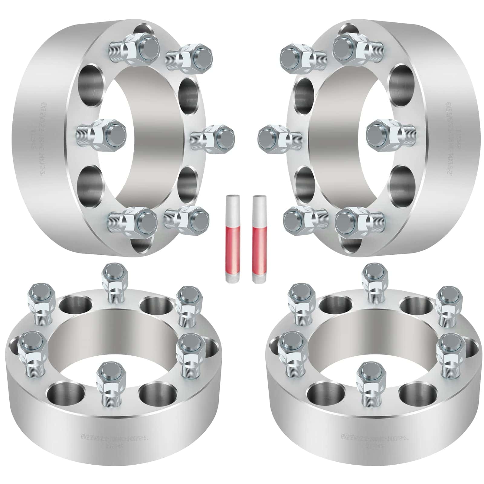 GDSMOTU 4pcs 2" Pulgadas Separadores de Rueda Adaptadores