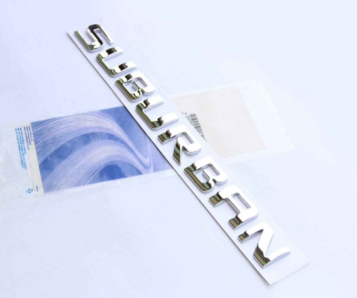 Emblemas de Placas de Nombre OEM de Suburban, Letras ABS 3D - Imagen 4