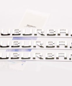 Emblemas de Placas de Nombre OEM de Suburban, Letras ABS 3D