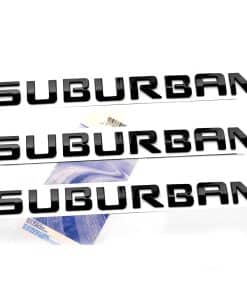 Yoaoo 3X Emblemas de Letras Negras OEM para Suburban -