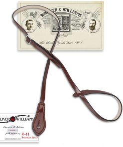 Correa de Mandolina de Cuero Marrón Chestnut Walker &