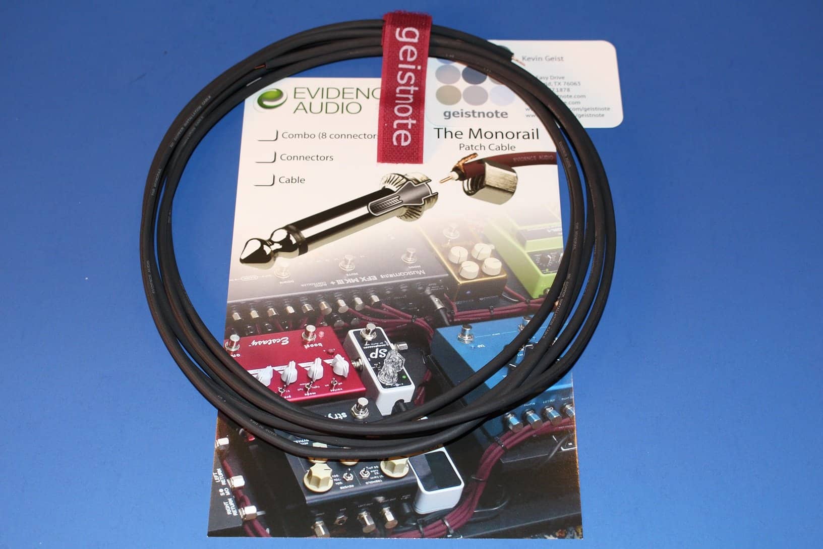 Kit de Pedalboard Evidence Audio Geistnote's The Monorail, - Imagen 8