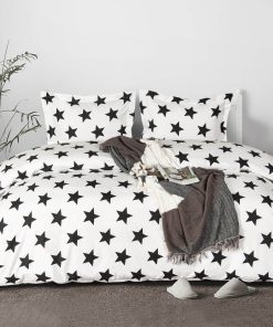 Juego de Funda Nórdica con Estampado de Estrellas en