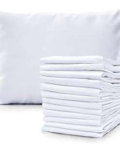 Funda de Almohada Pacific Linens Blanco 12 Pack 200 Hilos