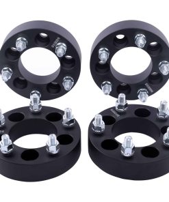 DCVAMOUS 4PC Adaptadores de Rueda Negros de 5x4.5 a 5x5 de