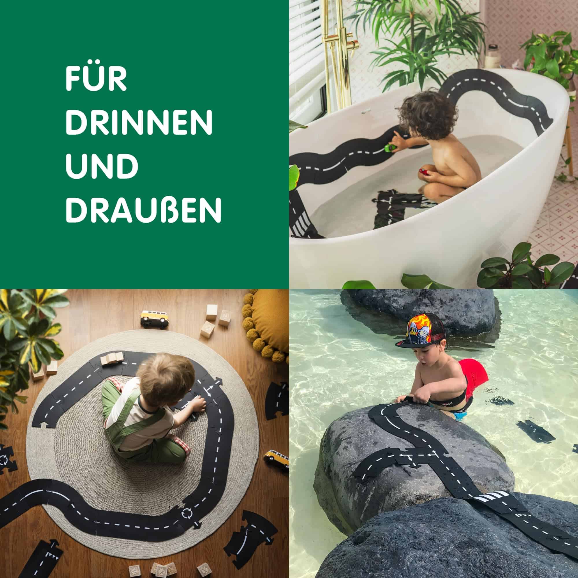 Circuito de 12 Piezas Waytoplay Ringroad para Coches de - Imagen 5