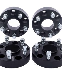 DCVAMOUS 4PCS Separadores de Rueda Hubcentric Negro de