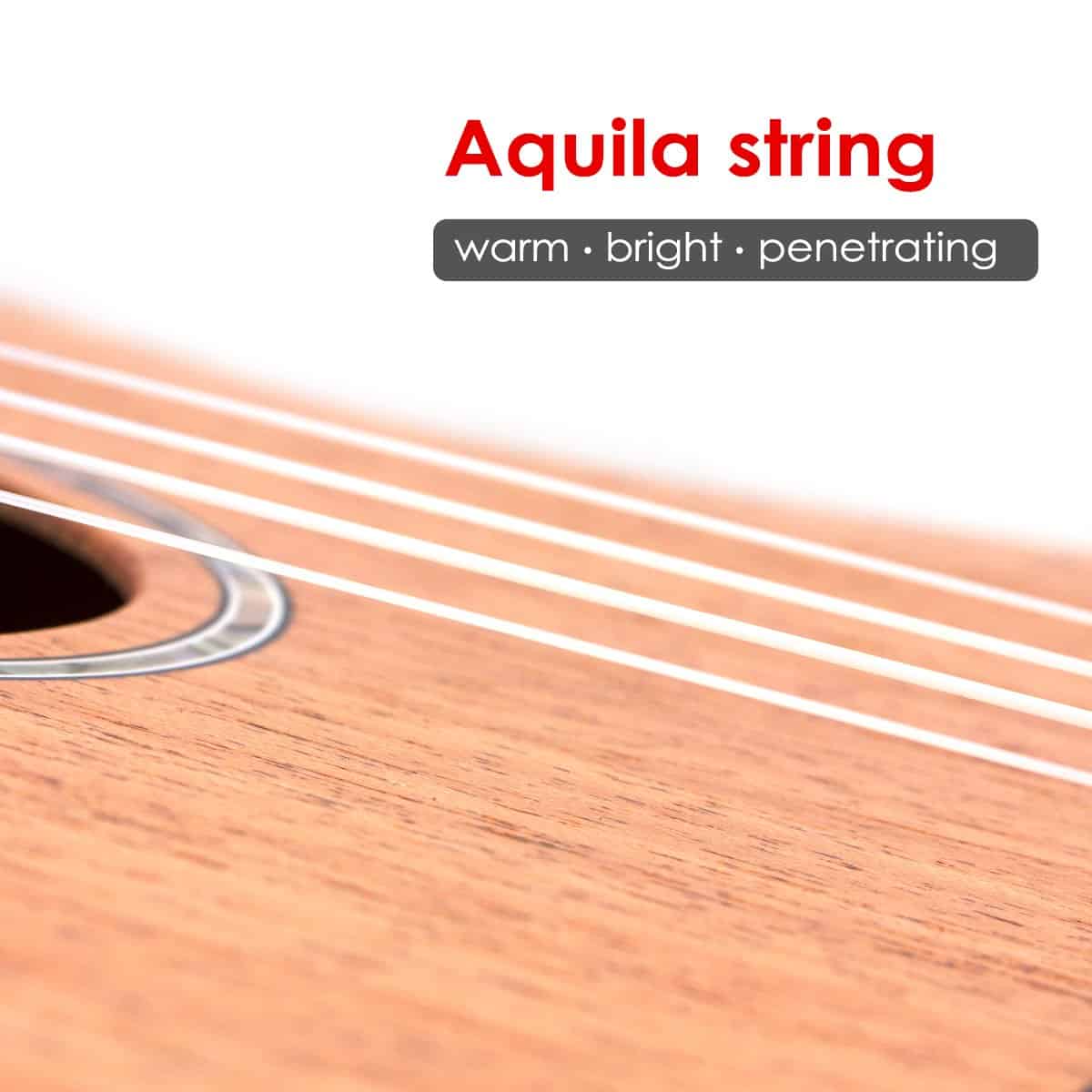 Ukelele Barítono Kmise 30 Pulgadas de Caoba 4 Cuerdas - Imagen 5