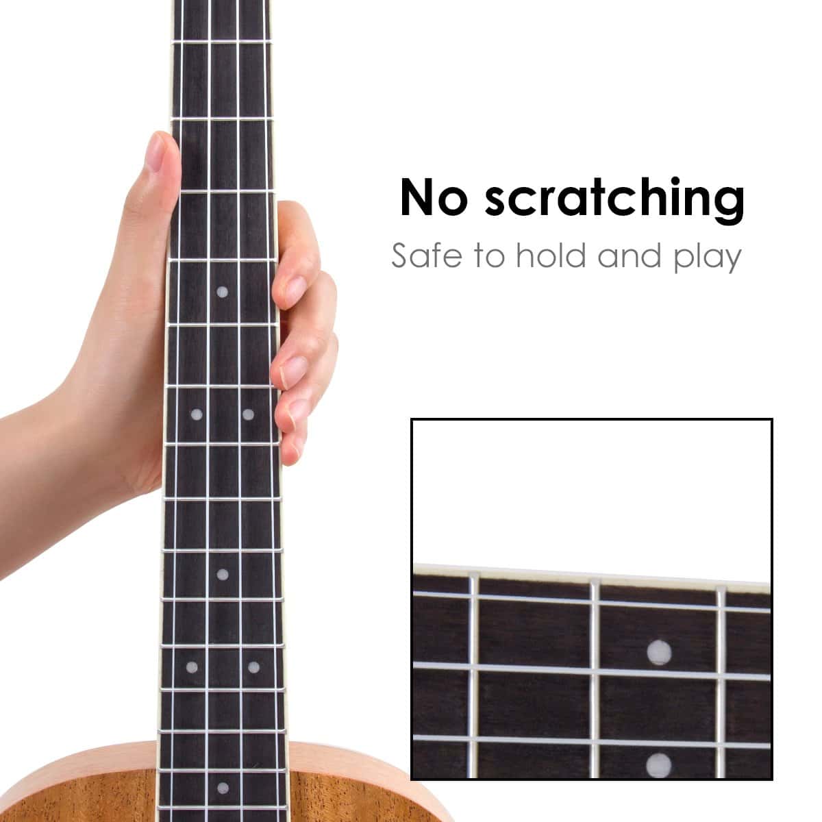 Ukelele Barítono Kmise 30 Pulgadas de Caoba 4 Cuerdas - Imagen 4