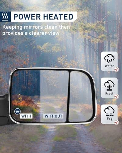 Espejos ECCPP para 2010 para Dodge Ram 1500 2500 3500 - Imagen 5