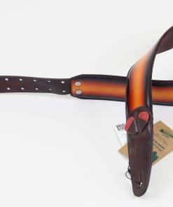 Correa de guitarra Right On! Straps MOJO Sunburst con porta