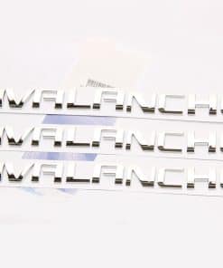 Yoaoo 3X Emblemas de Placa de Nombre OEM de Cromo para