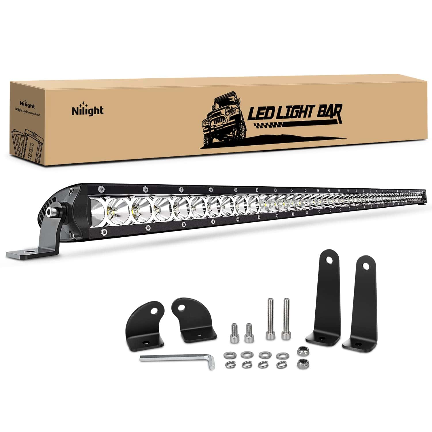 Nilight NI04-200W 1PC LED 41 pulgadas 200W Spot Flood Combo
