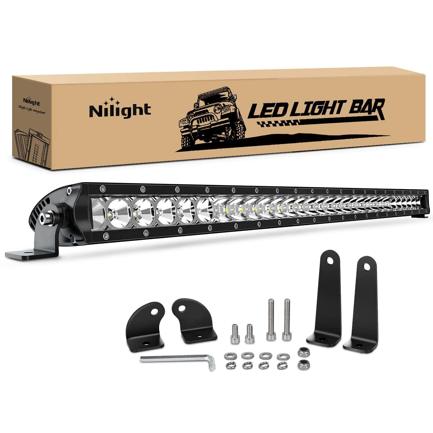 Nilight - 40005C-A 31 pulgadas 150W Combo Spot & Flood Luz