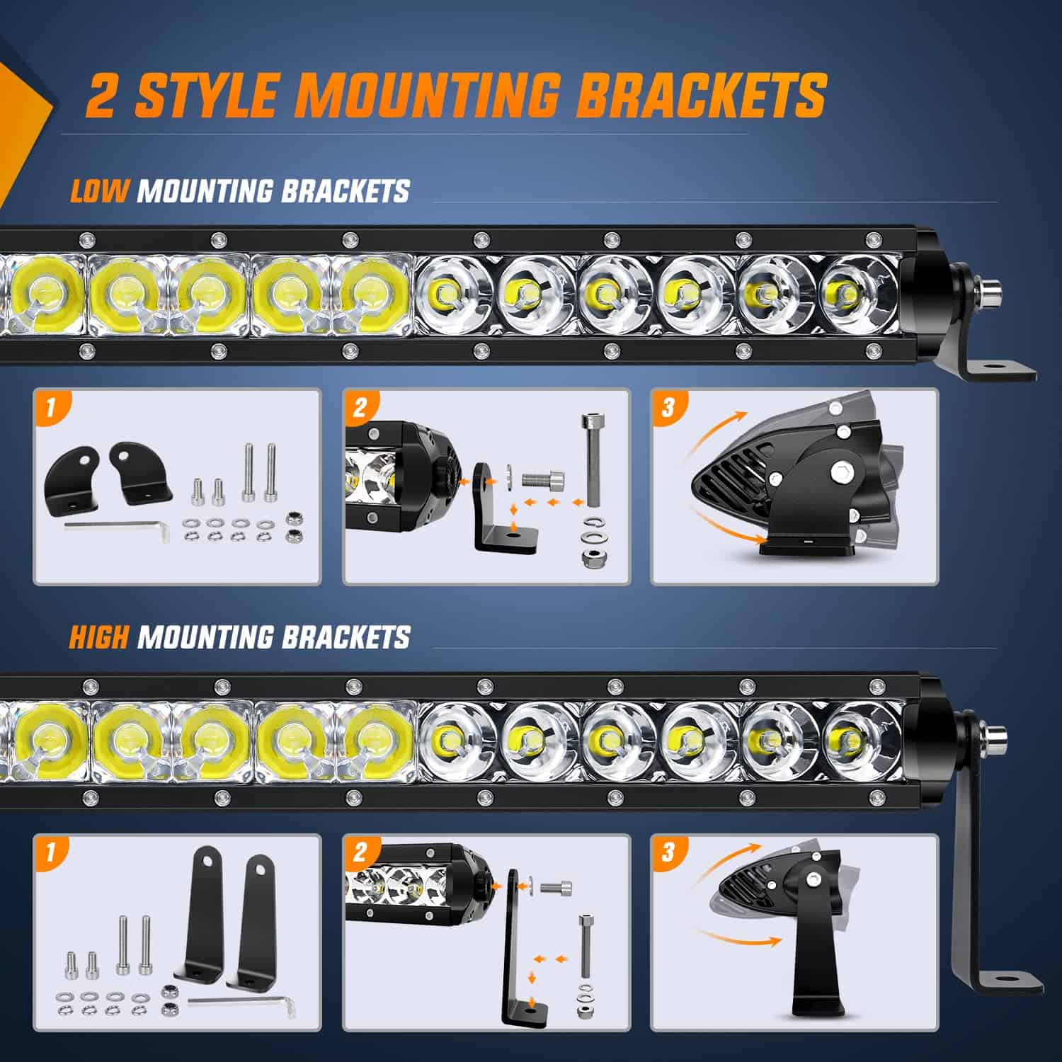 Nilight - 40005C-A 31 pulgadas 150W Combo Spot & Flood Luz - Imagen 4